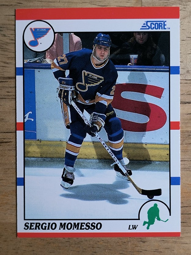 1990-91 Score #224 Sergio Momesso RC
