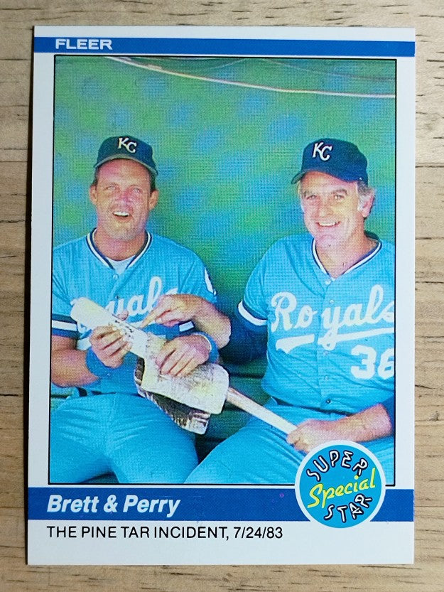 1984 Fleer #638 George Brett/Gaylord Perry