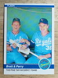 1984 Fleer #638 George Brett/Gaylord Perry