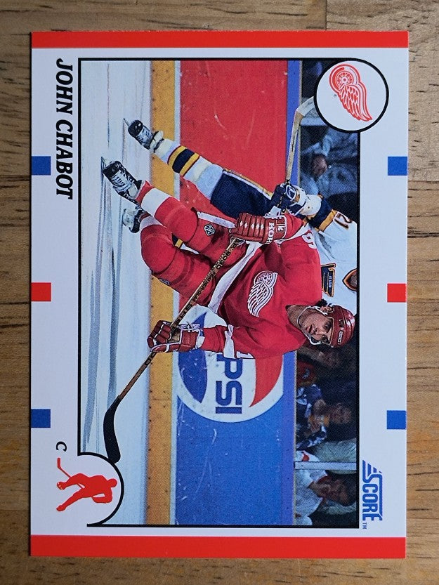 1990-91 Score #277 John Chabot