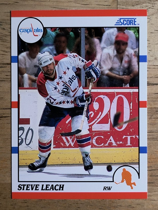 1990-91 Score #279 Stephen Leach