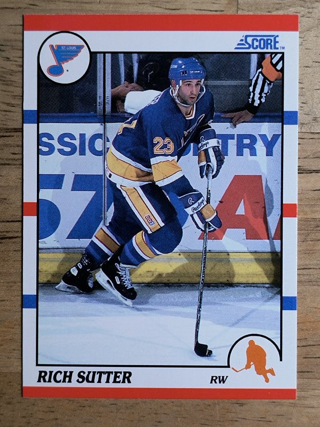 1990-91 Score #281 Rich Sutter