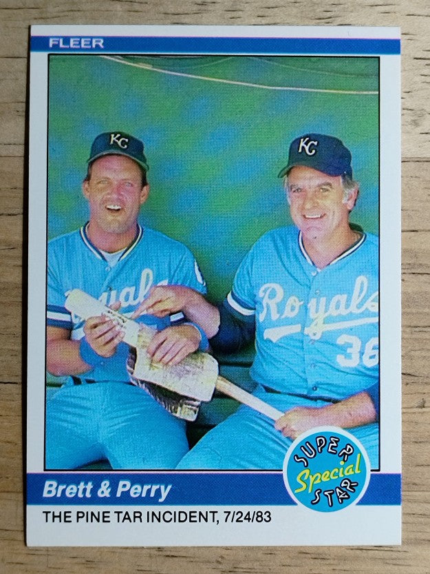 1984 Fleer #638 George Brett/Gaylord Perry