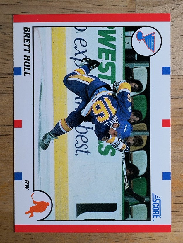 1990-91 Score #300 Brett Hull