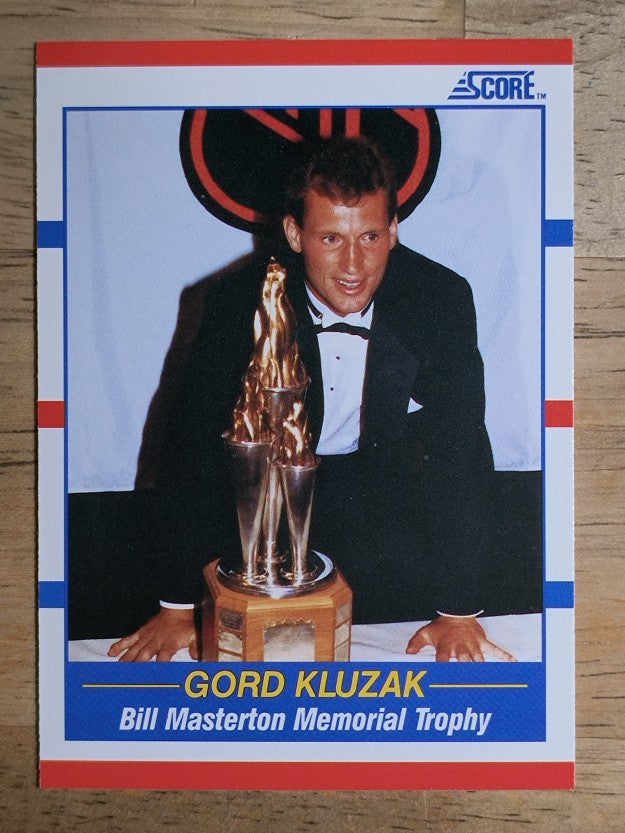 1990-91 Score #367 Gord Kluzak Mast