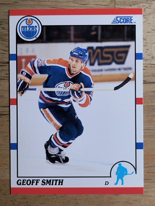 1990-91 Score #373 Geoff Smith RC