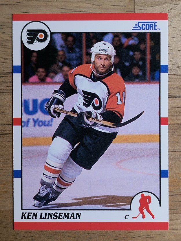 1990-91 Score #380 Ken Linseman