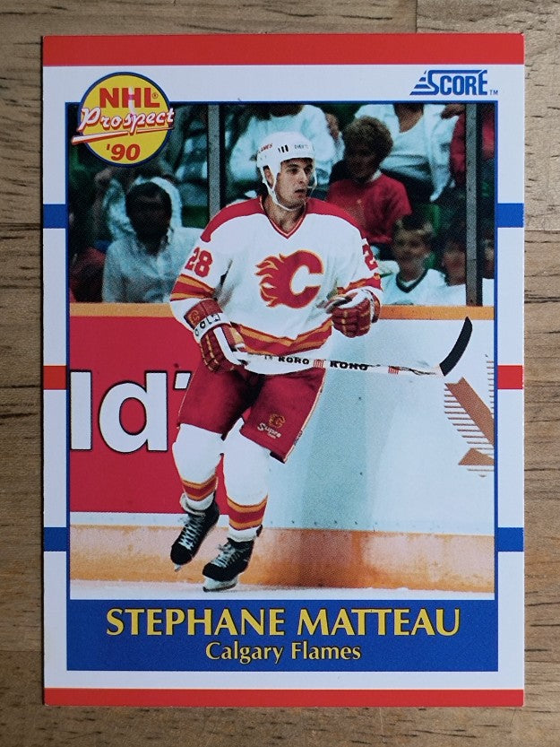 1990-91 Score #381 Stephane Matteau RC