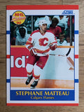 1990-91 Score #381 Stephane Matteau RC