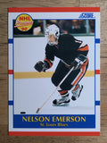 1990-91 Score #383 Nelson Emerson RC