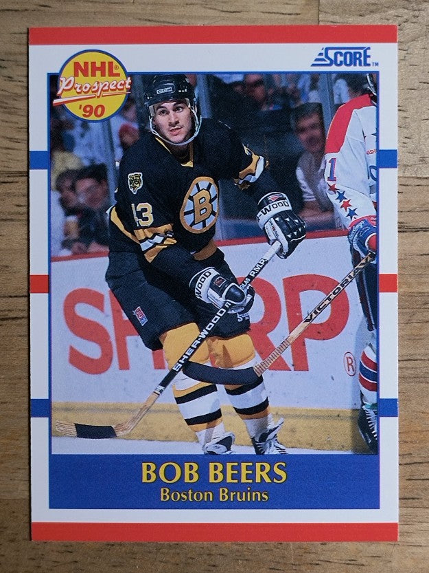 1990-91 Score #385 Bob Beers RC