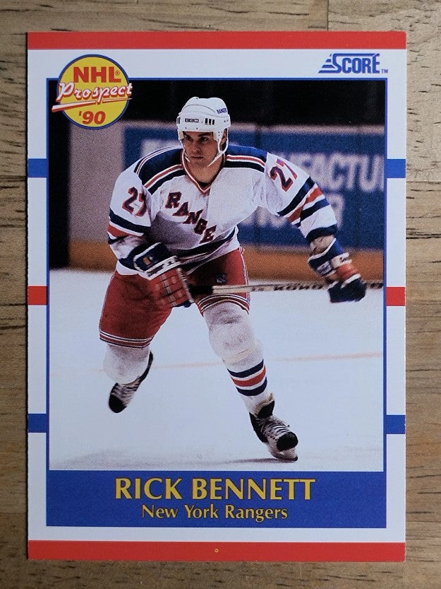 1990-91 Score #400 Rick Bennett RC