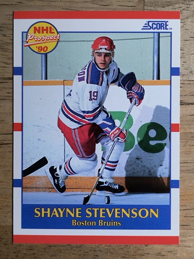 1990-91 Score #405 Shayne Stevenson RC