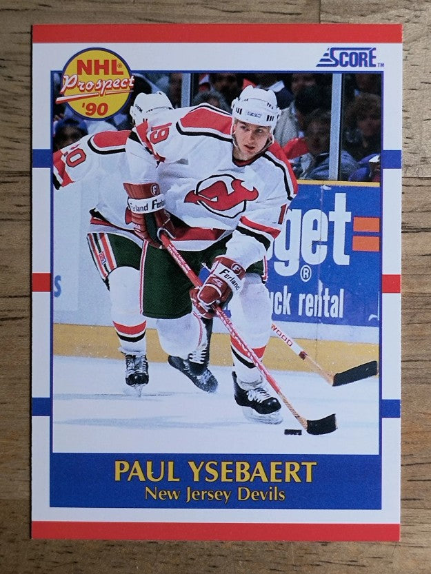 1990-91 Score #406 Paul Ysebaert RC