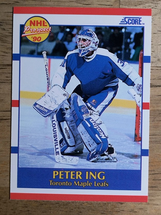 1990-91 Score #414 Peter Ing RC