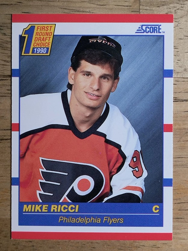 1990-91 Score #433 Mike Ricci RC