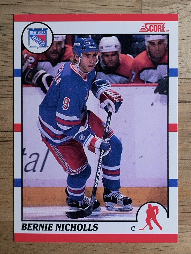 1990-91 Score Canadian #9 Bernie Nicholls