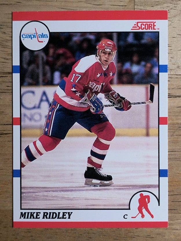 1990-91 Score Canadian #33 Mike Ridley