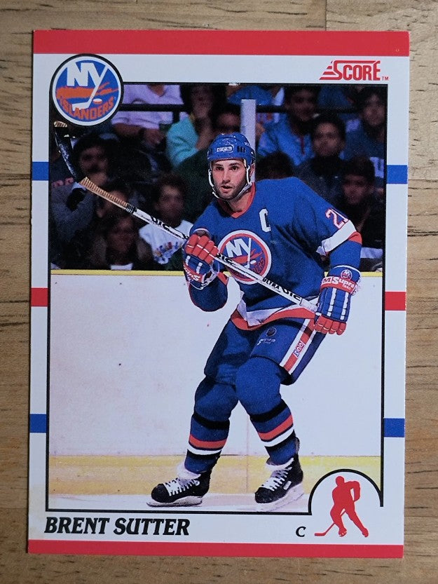 1990-91 Score Canadian #39 Brent Sutter