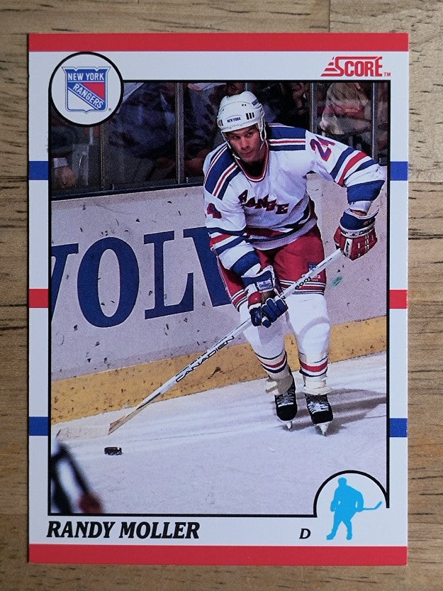 1990-91 Score Canadian #45 Randy Moller