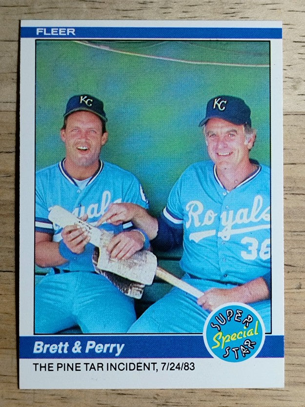 1984 Fleer #638 George Brett/Gaylord Perry
