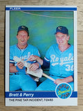 1984 Fleer #638 George Brett/Gaylord Perry