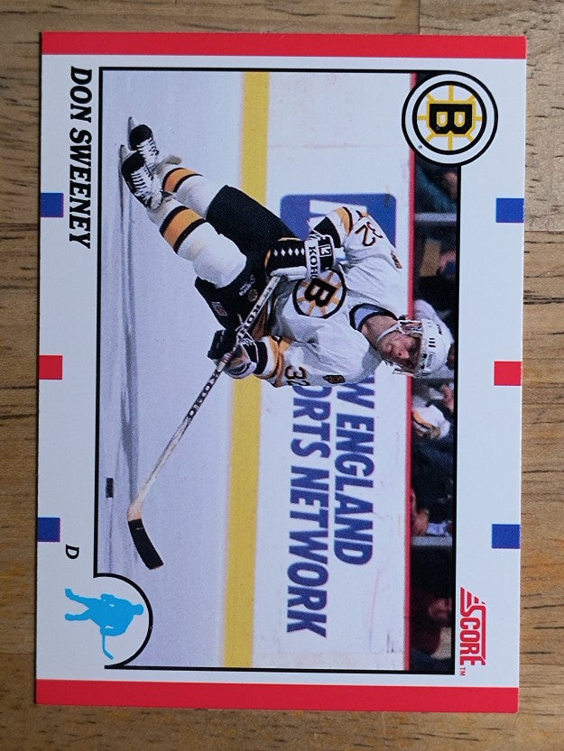 1990-91 Score Canadian #51A Don Sweeney RC