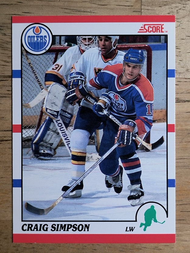 1990-91 Score Canadian #58 Craig Simpson