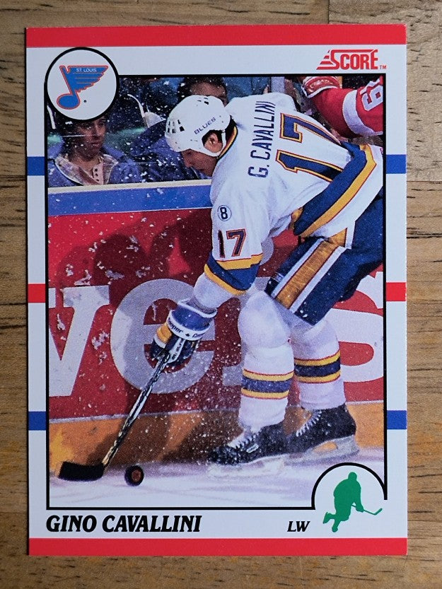 1990-91 Score Canadian #63 Gino Cavallini