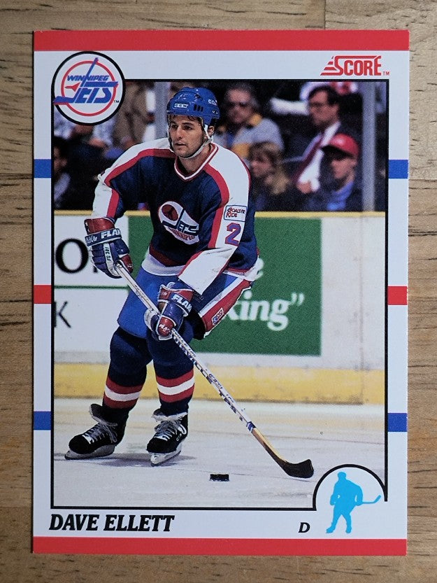 1990-91 Score Canadian #65 Dave Ellett