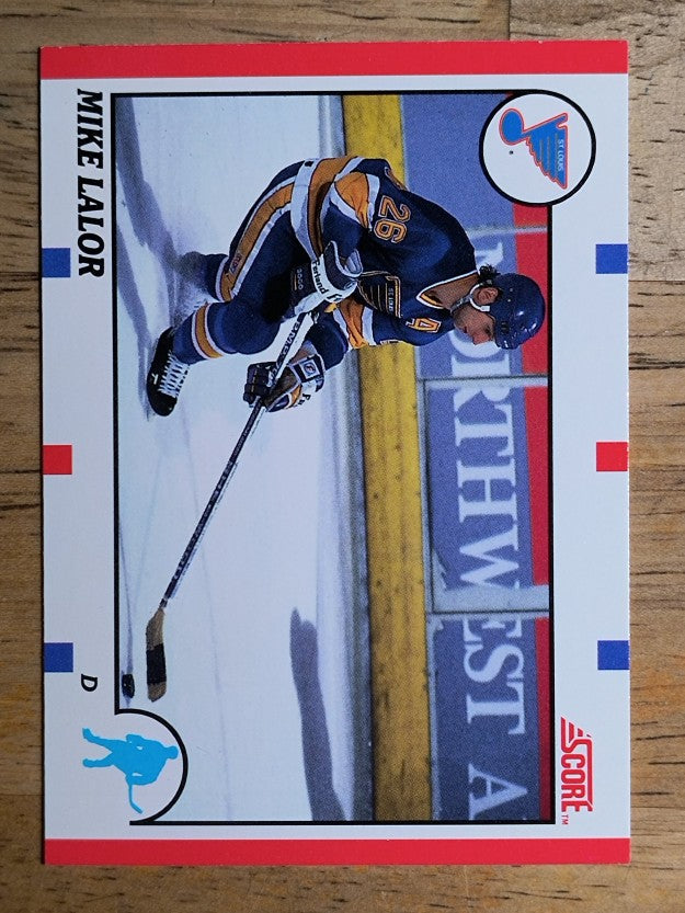 1990-91 Score Canadian #67 Mike Lalor RC