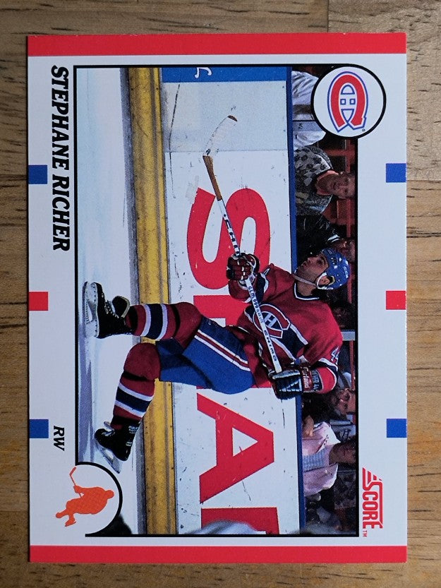 1990-91 Score Canadian #75 Stephane Richer