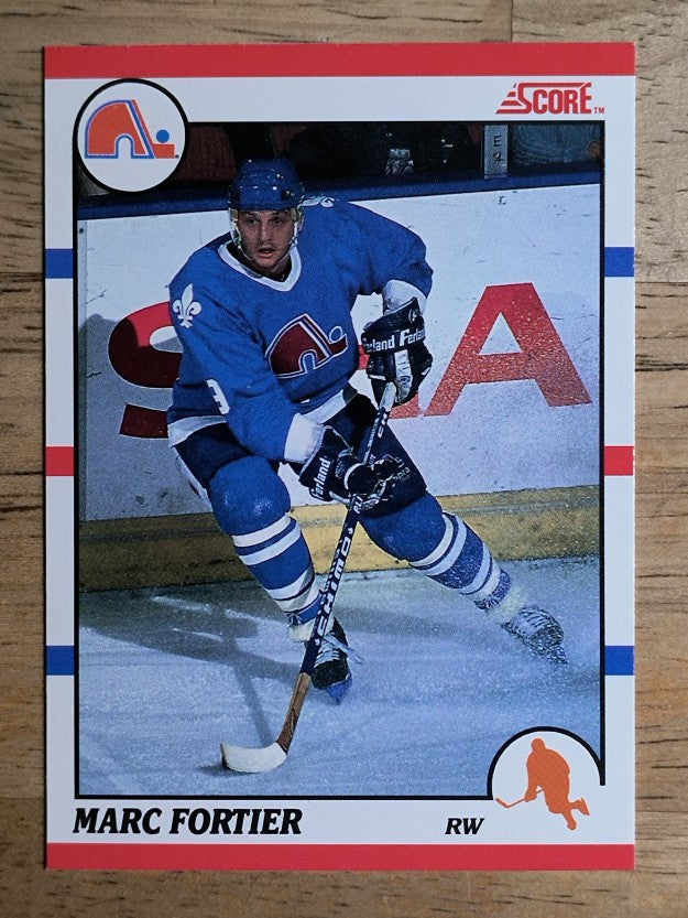 1990-91 Score Canadian #78 Marc Fortier