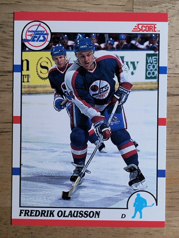 1990-91 Score Canadian #81 Fredrik Olausson