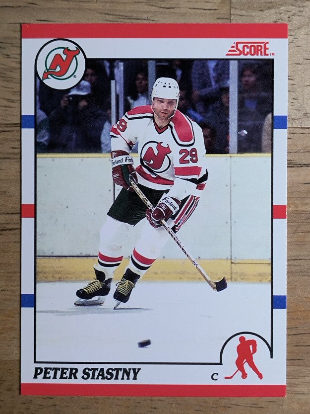 1990-91 Score Canadian #96 Peter Stastny