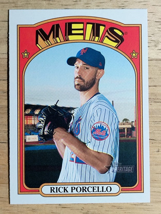 2021 Topps Heritage #354 Rick Porcello