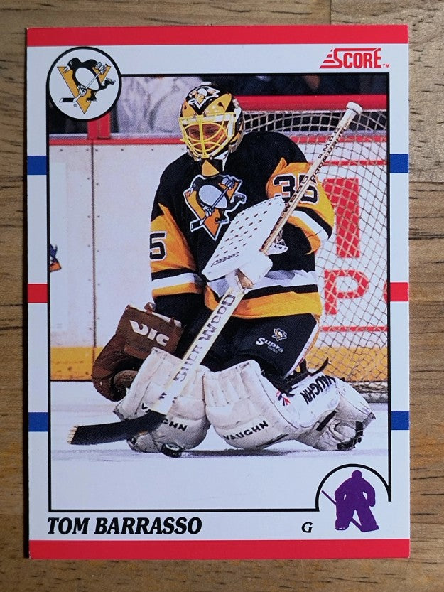 1990-91 Score Canadian #121 Tom Barrasso