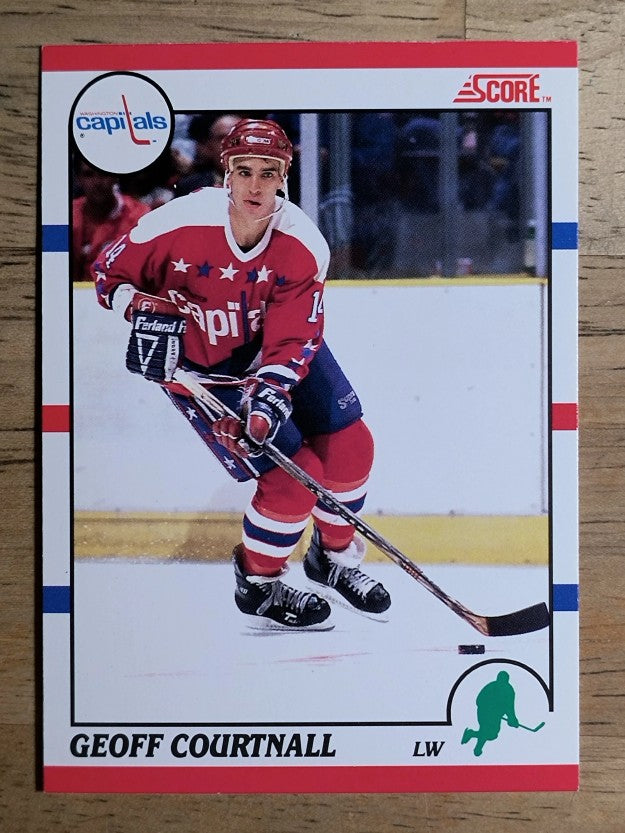 1990-91 Score Canadian #124 Geoff Courtnall