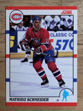 1990-91 Score Canadian #127 Mathieu Schneider RC