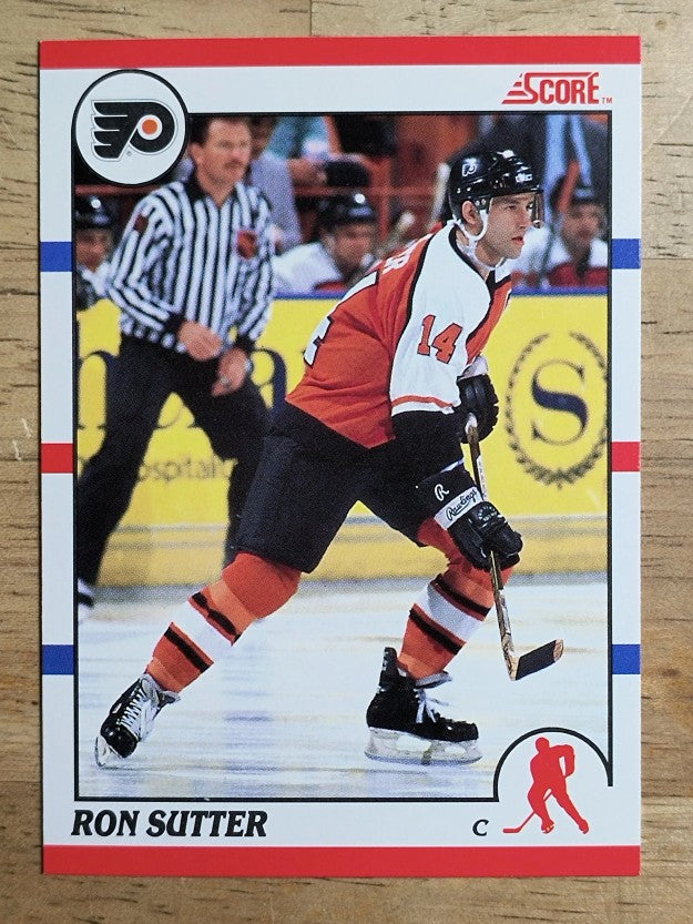 1990-91 Score Canadian #153 Ron Sutter