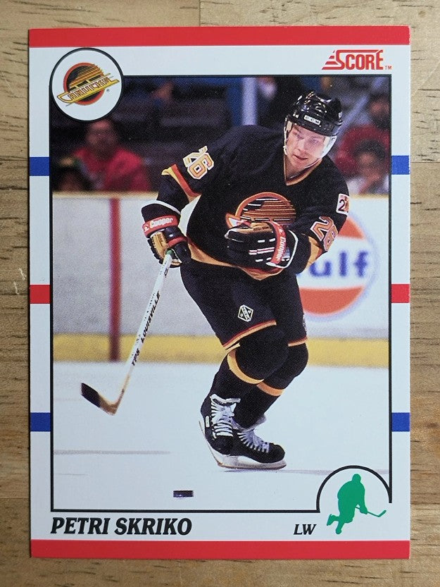 1990-91 Score Canadian #154 Petri Skriko