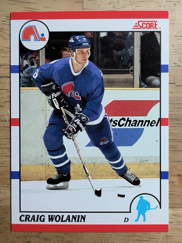 1990-91 Score Canadian #167 Craig Wolanin RC
