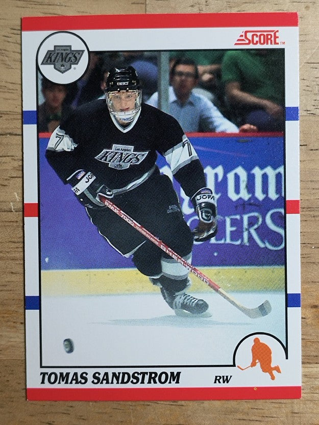 1990-91 Score Canadian #183 Tomas Sandstrom
