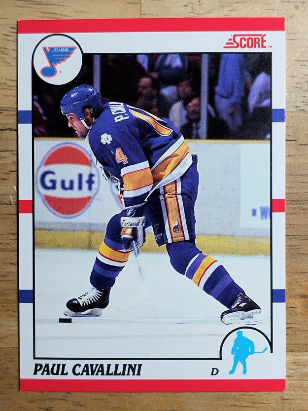 1990-91 Score Canadian #185 Paul Cavallini