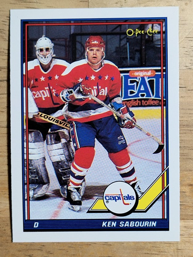 1991-92 O-Pee-Chee #43 Ken Sabourin