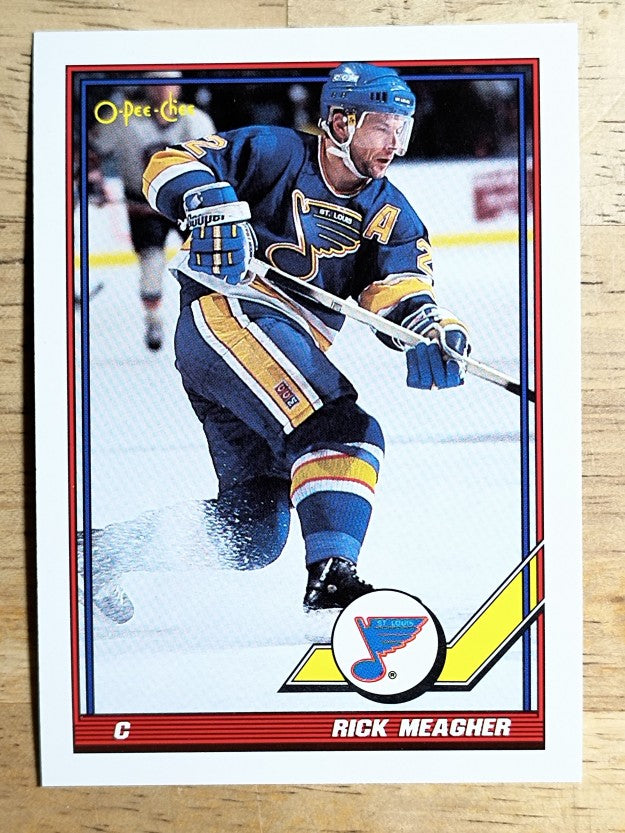 1991-92 O-Pee-Chee #58 Rick Meagher