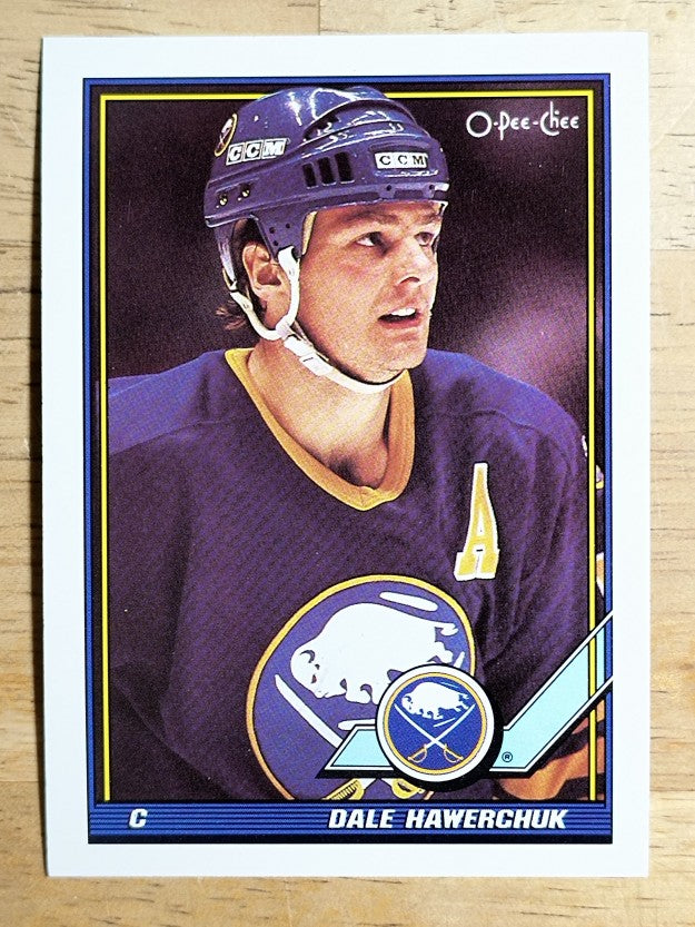 1991-92 O-Pee-Chee #65 Dale Hawerchuk