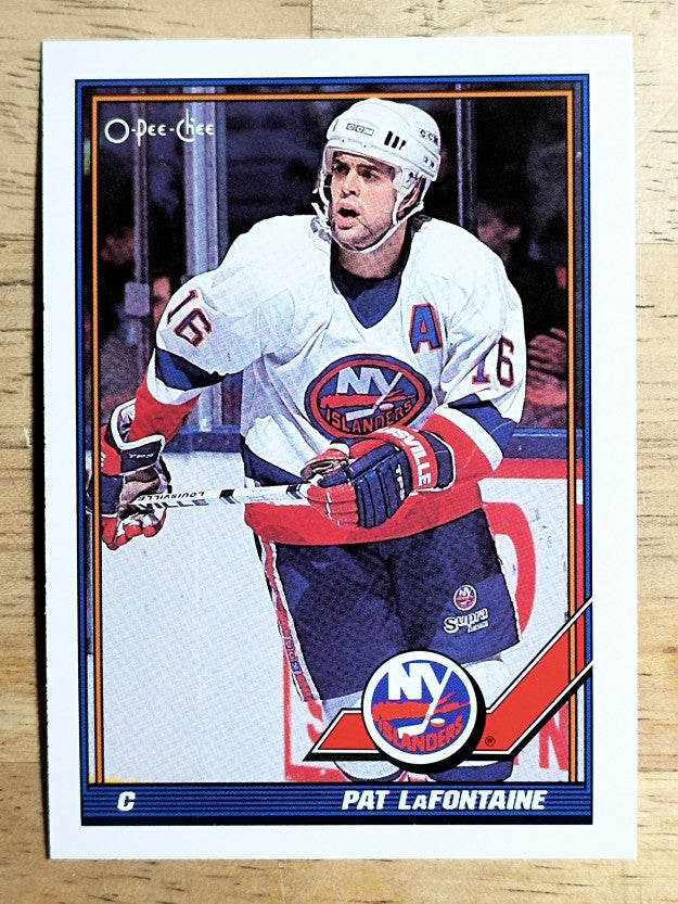 1991-92 O-Pee-Chee #80 Pat LaFontaine
