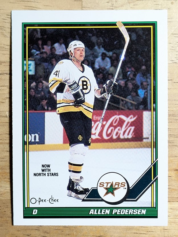 1991-92 O-Pee-Chee #128 Allen Pedersen