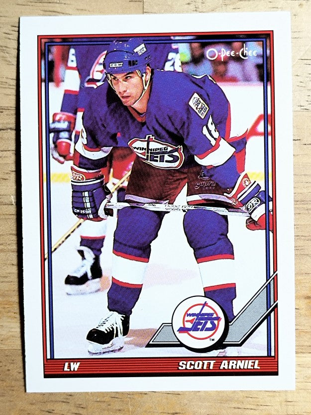 1991-92 O-Pee-Chee #137 Scott Arniel